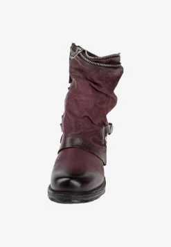 A.S.98 Cowboy-/Bikerstiefelette - Red -Schuh Verkauf 10744846e88d43c4aa34eb1eb56f12fd