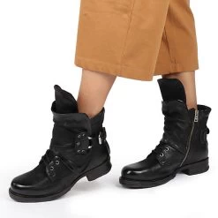 A.S.98 Stiefelette Biker Boots - Schwarz 17 A.S.98 Stiefelette Biker Boots - Schwarz -Schuh Verkauf 12467448 07