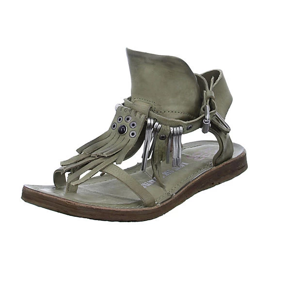 A.S.98 Damen Sandalen 3003 Riemchensandaletten - Grün 3 A.S.98 Damen Sandalen 3003 Riemchensandaletten - Grün