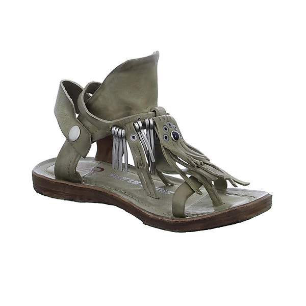 A.S.98 Damen Sandalen 3003 Riemchensandaletten - Grün 8 A.S.98 Damen Sandalen 3003 Riemchensandaletten - Grün – Bild 6