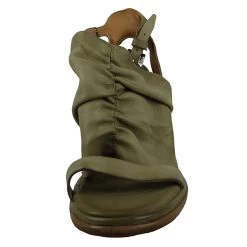 A.S.98 Damen Leder Sandalette Vide Africa Grau A03001-0201-6487 Klassische Sandalen - Grau -Schuh Verkauf 19572834 03