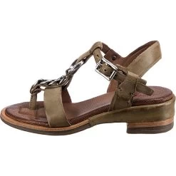 A.S.98 Seoul T-Steg-Sandaletten - Khaki -Schuh Verkauf 22648304 03