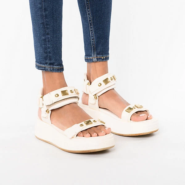 A.S.98 Festa Plateau-Sandaletten - Weiß 4 A.S.98 Festa Plateau-Sandaletten - Weiß – Bild 2