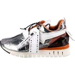 A.S.98 Denastar Sneakers Low - Silber-kombi 11 A.S.98 Denastar Sneakers Low - Silber-kombi -Schuh Verkauf 22648509 03