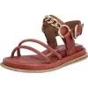 A.S.98 Riemchensandale Riemchensandalen - Dunkelrot -Schuh Verkauf 24365744 01