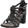 A.S.98 Riemchensandale Riemchensandalen - Schwarz -Schuh Verkauf 24734931 01