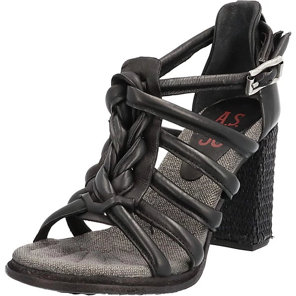 A.S.98 Riemchensandale Riemchensandalen - Schwarz 3 A.S.98 Riemchensandale Riemchensandalen - Schwarz