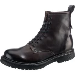 A.S.98 Repunk Schnürstiefeletten - Dunkelrot