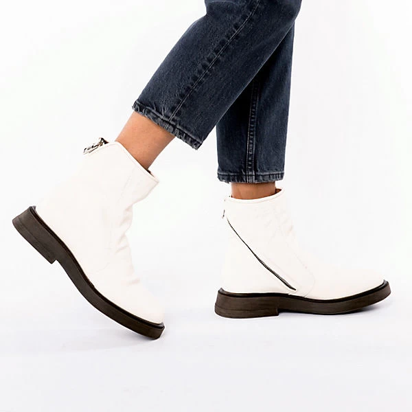 A.S.98 Roof Klassische Stiefeletten - Creme 4 A.S.98 Roof Klassische Stiefeletten - Creme – Bild 2