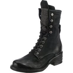 A.S.98 Miracle Schnürstiefeletten - Schwarz