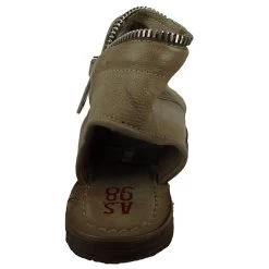 A.S.98 Damen Sandalen Ramos 534095-0101 Grau 6868 Carton Leder Klassische Sandalen - Grau -Schuh Verkauf 25882001 04