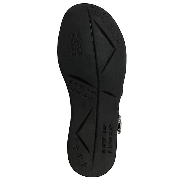 A.S.98 Damen Sandalen Pola-Polaflash 699024-0103 Schwarz 6002 Nero Leder Klassische Sandalen - Schwarz 9 A.S.98 Damen Sandalen Pola-Polaflash 699024-0103 Schwarz 6002 Nero Leder Klassische Sandalen - Schwarz – Bild 7