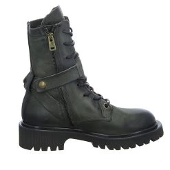A.S.98 Damen Stiefelette B04202 Schnürstiefeletten - Grün 13 A.S.98 Damen Stiefelette B04202 Schnürstiefeletten - Grün -Schuh Verkauf 26746057 05