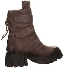 A.S.98 Damen Stiefeletten Schuhe Boots Elegant Freizeit Glattleder Uni Plateau-Stiefeletten - Braun -Schuh Verkauf 27299000 05