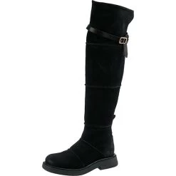 A.S.98 Overknee-Stiefel - Schwarz