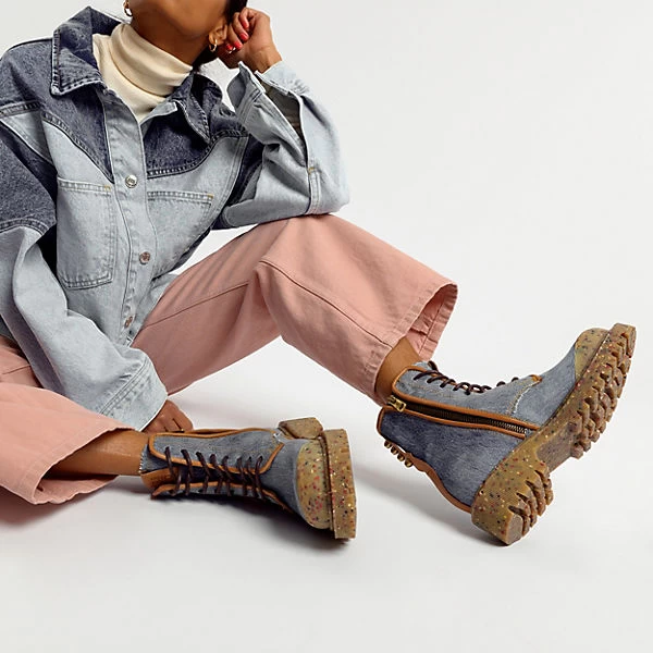 A.S.98 Cyc-recy Schnürstiefeletten - Denim 4 A.S.98 Cyc-recy Schnürstiefeletten - Denim – Bild 2