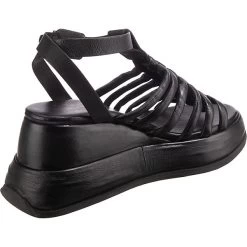 A.S.98 Reale Keilsandaletten - Schwarz -Schuh Verkauf 28197941 05