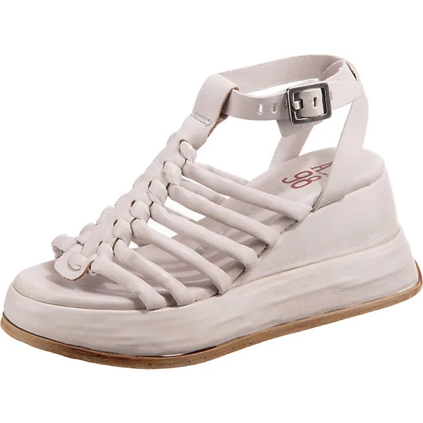 A.S.98 Reale Keilsandaletten - Weiß 3 A.S.98 Reale Keilsandaletten - Weiß