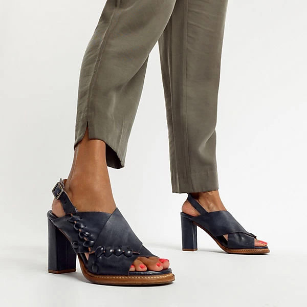 A.S.98 Klassische Sandaletten - Blau 4 A.S.98 Klassische Sandaletten - Blau – Bild 2