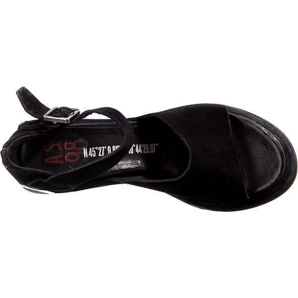 A.S.98 Klassische Sandaletten - Schwarz 8 A.S.98 Klassische Sandaletten - Schwarz – Bild 6