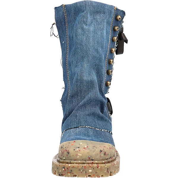 A.S.98 Stulpenstiefeletten Biker Boots - Blue Denim 5 A.S.98 Stulpenstiefeletten Biker Boots - Blue Denim – Bild 3