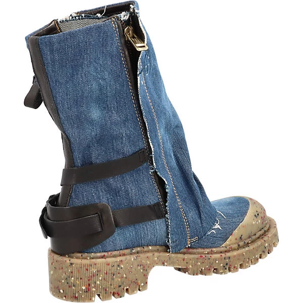 A.S.98 Stulpenstiefeletten Biker Boots - Blue Denim 6 A.S.98 Stulpenstiefeletten Biker Boots - Blue Denim – Bild 4