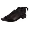 A.S.98 Damen Sandalen GEA 4004 B18002-0102 Schwarz 6002 Nero Leder Klassische Sandalen - Schwarz -Schuh Verkauf 29977555 01