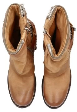 A.S.98 Cowboy-/Bikerstiefelette - Brown -Schuh Verkauf 30f1583f5662497bab62da58d786fb78