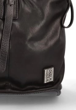 A.S.98 Tagesrucksack - Black, Mottled Black 12 A.S.98 Tagesrucksack - Black, Mottled Black -Schuh Verkauf 4214c169806c47098d221d62d6ad9a38