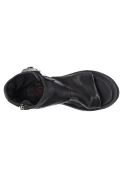 A.S.98 NOA - Plateausandalette - Schwarz -Schuh Verkauf 465c462b4c0d49bd85ccaa3d8b71d435