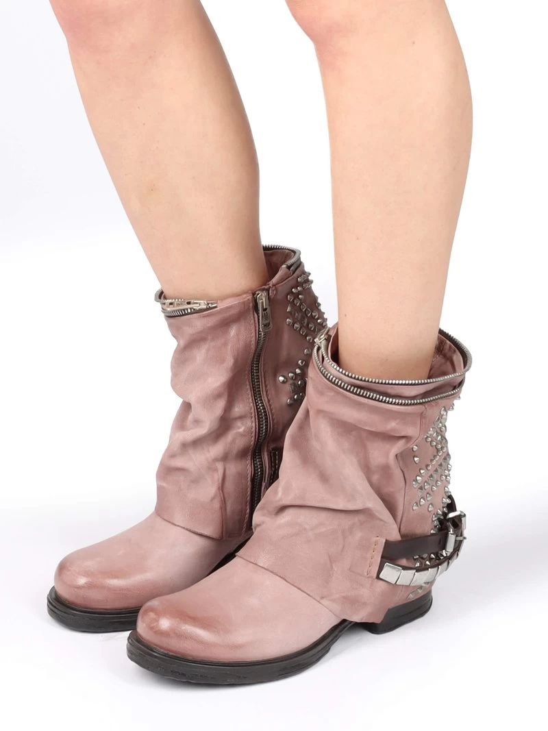 A.S.98 Cowboy-/Bikerstiefelette - Grunge 4 A.S.98 Cowboy-/Bikerstiefelette - Grunge – Bild 2