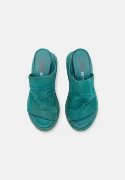 A.S.98 REALE - Pantolette Hoch - Emerald -Schuh Verkauf 6c51e3f01ad245a0826c8a5b769d3faa