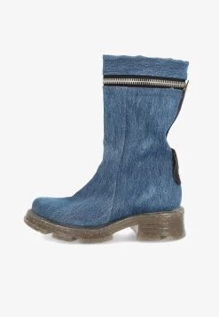 A.S.98 Plateaustiefel - Denim Blu Nero