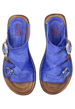 A.S.98 Pantolette Flach - Bluette -Schuh Verkauf 79140115c28449c5b724f362b61fdcde