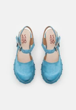 A.S.98 PLINT - Plateausandalette - Zircon/bianco -Schuh Verkauf 7ce5986f5f4e451ba434a40f2b22bb49