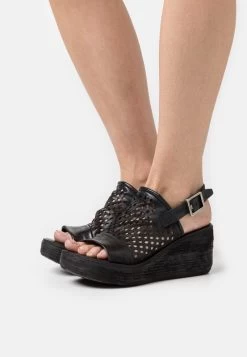 A.S.98 NOA - Plateausandalette - Nero