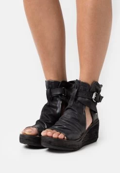 A.S.98 Plateausandalette - Nero