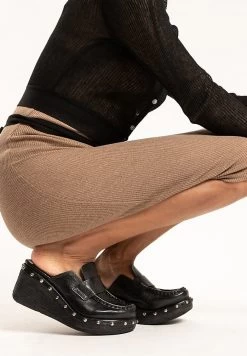 A.S.98 PLINT PLATEAU-PANTOLETTEN - Clogs - Schwarz