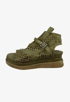 A.S.98 LAGOS - Plateausandalette - Green, Green, Green