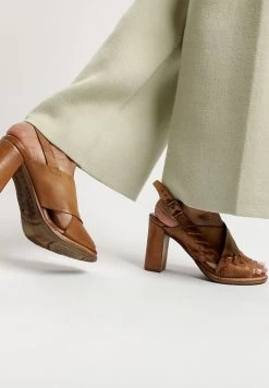 A.S.98 KLASSISCHE - High Heel Sandalette - Camel