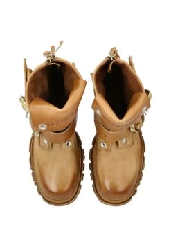 A.S.98 Cowboy-/Bikerstiefelette - Camel -Schuh Verkauf a0f6bb10e2934f6995faa8f05989feed