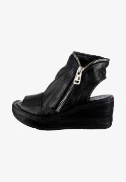 A.S.98 Keilsandalette - Schwarz -Schuh Verkauf b22d9ebe07004854af32a64adff4e6f4