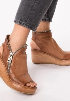 A.S.98 Keilsandalette - Braun