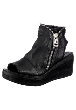 A.S.98 Keilsandalette - Schwarz -Schuh Verkauf d5c04c867370446cb40da55b3d3482d6