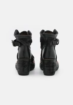 A.S.98 Plateausandalette - Nero -Schuh Verkauf e4fe96ca701a466c8d55a691ee05f110