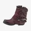 A.S.98 Cowboy-/Bikerstiefelette - Red -Schuh Verkauf ee0e7223a34d4157975e00482c865e02