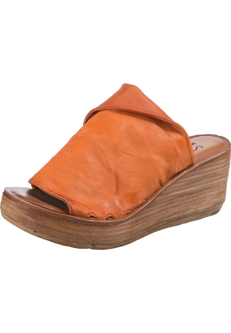 A.S.98 NOA PLATEAU - Pantolette Hoch - Orange 5 A.S.98 NOA PLATEAU - Pantolette Hoch - Orange – Bild 3