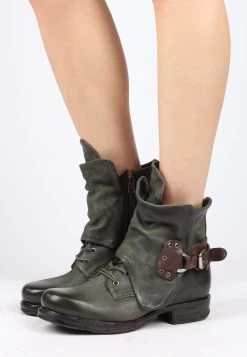 A.S.98 Schnürstiefelette - Green