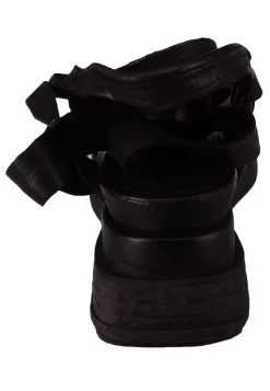 A.S.98 LAGOS - Plateausandalette - Nero -Schuh Verkauf f54e9e61aff8456eb618527516764edf
