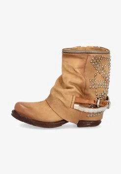 A.S.98 Cowboy-/Bikerstiefelette - Brown -Schuh Verkauf f9613ef5f2614f71b03df4dbadd5a7b3